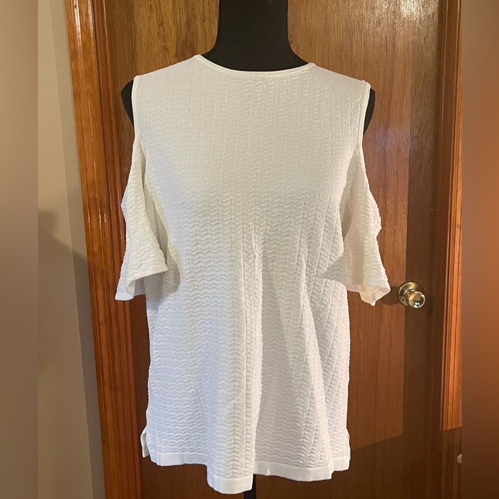 Ann Taylor Loft Cold Shoulder Top